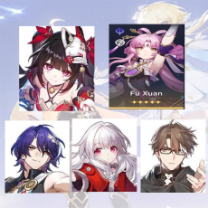 [Asia Female]Sparkle + Fu Xuan + Dr.Ratio | TL6-10 | 0-5 four-star characters |departure banner uncleared(50/50)|Not bound to mailbox and mobile phone