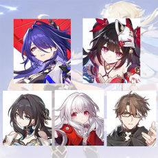 [Asia Female]Acheron + Sparkle + Ruan Mei + Clara + Welt | TL6-10 | 0-5 four-star characters |departure banner uncleared(50/50)|Not bound to mailbox and mobile phone