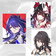 Asia Female|Acheron + Sparkle + Ruan Mei|TL3-TL10|1-8 four-star characters|departure banner uncleared(50/50)| Female |Not bound to mailbox and mobile phone