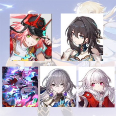 [Asia Female]Rappa + Ruan Mei + Rappa Weapon + Bronya + Clara | Level 6 | 0-5 four-star characters |departure banner uncleared(50/50)