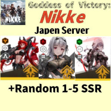 Japen server|Modernia+Scarlet: Black Shadow+Red Hood+random 1-5 SSR】