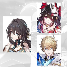 Asia Female|Ruan Mei + Sparkle + Gepard|TL3-TL10|1-8 four-star characters|departure banner uncleared(50/50)| Female |