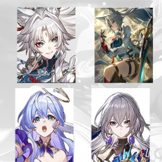 [Asia Female]Feixiao + Feixiao Weapon + Robin + Bronya| level 35+ | 0-5 four-star characters |