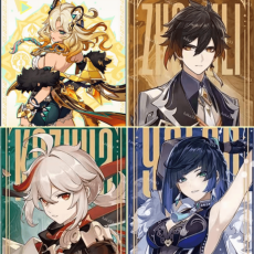 Asia|AR10|Xilonen+Yelan+Kazuha+Zhongli|4 5-star characters|8-15 four-star characters|No birthday set, no email bound|100% Exploration|Genshin Impact