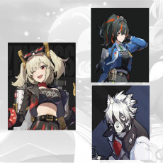 Asia|Lv4-10|Female|Burnice Whita + Zhu Yuan + Von Lycaon + Random 4-star hero