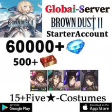 TCL0 [Global] 60000+ diamonds |+15+Random 5* garment(including / +Roxy+Eris+ Rou+Summer Vacation Dalvi)+B-Rank Idol Helena+Nightmare Bunny Eclipse+Masquerade Bunny Celia+Single DrawTicket x 500 | 5* Recruitment Ticket x 2 | | Android/iOS interoperability]