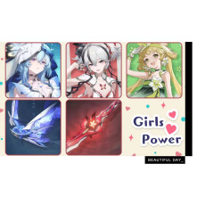 Asia|Female|Camellya + The Shorekeeper + Camellya Weapon + The Shorekeeper Weapon + verina| Random 4 stars |The novice pool is not used/Fast Delivery/