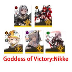 JP|Goddess of Victory：Nikke|Modernism+little red hat+Liter+Hongryeon+Black Lotus Shadow+Random SSR|Fast shipping