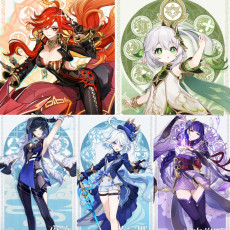 Asia|AR10|Furina+Raiden+Yelan+Nahida+Mavuika|5 5-star characters|8-15 four-star characters|No birthday set, no email bound|Able to explore 100% |can log in normally immediately|Genshin Impact