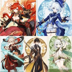 Asia|AR10|Mavuika+Furina+Zhongli+Kazuha+Nahida|5 5-star characters|8-15 four-star characters|No birthday set, no email bound|Able to explore 100% |can log in normally immediately|Genshin Impact