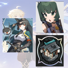 Asia|Female|Hoshimi Miyabi + Qing yi + Hoshimi Miyabi weapon  + Random 4-star character|Fast delivery