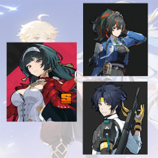 Asia|Female|Astra Yao + Zhu Yuan + Harumasa  + Random 4-star character|Fast delivery
