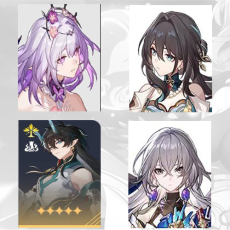 [Asia TL3-11] Castorice + Ruan Mei + Dan Heng Imbibitor Lunae + Bronya | 0-5 four-star characters |departure banner uncleared(50/50)|Fast shipping