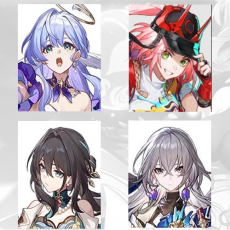 [Asia TL3-11] Robin + Rappa + Ruan Mei + Bronya | 0-5 four-star characters |departure banner uncleared(50/50)|Fast shipping