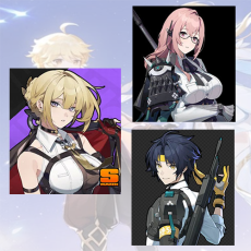 Asia|Female|Evelyn + Yanagi + Harumasa  + Random 4-star character|Fast delivery