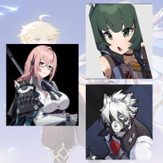 Asia|Female|Tsukishiro Yanagi + Qing yi + Von Lycaon + Random 4-star character|Fast delivery