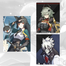 Asia|Female|Hoshimi Miyabi + Caesar King + Von Lycaon  + Random 4-star character|Fast delivery