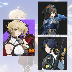 Asia|Female|Evelyn + Zhu Yuan + Harumasa  + Random 4-star character|Fast delivery