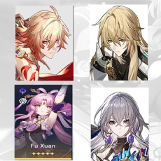 [Asia TL3-11] Mydei + Luocha + Fu Xuan + Bronya | 0-5 four-star characters |departure banner uncleared(50/50)|Fast shipping
