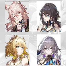 [Asia TL3-11] Jiaoqiu + Ruan Mei + Aglaea + Bronya | 0-5 four-star characters |departure banner uncleared(50/50)|Fast shipping