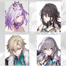 [Asia TL3-11] Castorice + Ruan Mei + Aventurine + Bronya | 0-5 four-star characters |departure banner uncleared(50/50)|Fast shipping