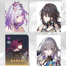[Asia TL3-11] Castorice + Ruan Mei + Kafka + Bronya | 0-5 four-star characters |departure banner uncleared(50/50)|Fast shipping