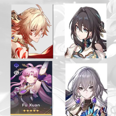 [Asia TL3-11] Mydei + Ruan Mei + Fu Xuan + Bronya | 0-5 four-star characters |departure banner uncleared(50/50)|Fast shipping