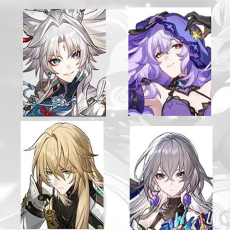 [Asia TL3-11] Feixiao + Black Swan + Luocha + Bronya | 0-5 four-star characters |departure banner uncleared(50/50)|Fast shipping