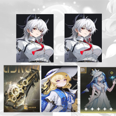 Asia|Female|Lv4-10| Zani + Zani + Zani Weapon + Phoebe + The Shorekeeper|Random 5 stars|The novice pool is not used