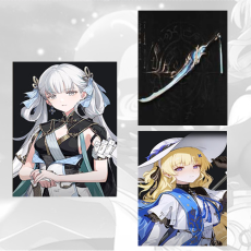 Asia|Female|Lv4-10| Jinhsi + Jinhsi Weapon + Phoebe|Random 5 stars|The novice pool is not used