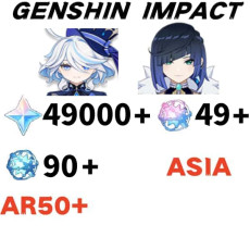 Asia|AR50+|Furina+Yelan|2 5-star characters|primogems：49000  Acquaint Fate：88+  Acquaint Fate:36+|Cole|Thoma|Kujo Sara*2|Zaoyou|Yan Fei|Rosaria*1|Xin Yan*1|Sugar|Chongyun|Noelle*3|Bennett*1|Fischl*2|Xingqiu*4|Beidou*3|Xiangling|Rize|No birthday set, no em