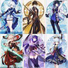 Asia|AR10|Raiden+Kazuha+Zhongli+Furina+Yelan+Ayaka|6 5-star characters|8-15 four-star characters|No birthday set, no email bound|Able to explore 100% |Can log in normally|Genshin Impact