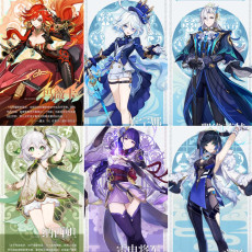 Asia|AR10|Mavuika+Furina+Neuvillette+Nahida+Yelan+Raiden|6 5-star characters|8-15 four-star characters|No birthday set, no email bound|Able to explore 100%|can log in normally immediately|Genshin Impact