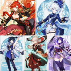 Asia|AR10|Mavuika+Furina+Yelan+Kazuha+Raiden|5 5-star characters|8-15 four-star characters|No birthday set, no email bound|Able to explore 100%|can log in normally immediately|Genshin Impact