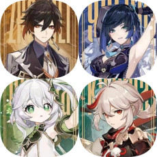 Asia|AR10|Yelan+Zhongli+Kazuha+Nahida |4 5-star characters|8-15 four-star characters|No birthday set, no email bound|Able to explore 100% |Can log in normally|Genshin Impact