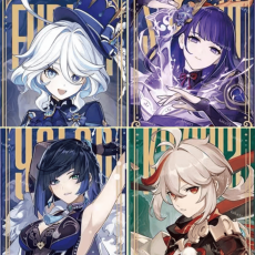 Asia|AR10|Raiden Shogun+Kazuha+Furina+Yelan|4 5-star characters|8-15 four-star characters|No birthday set, no email bound|Able to explore 100% |Can log in normally|Genshin Impact