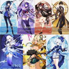 Asia|AR10|Skirk+Xilonen+Furina+Yelan+Raiden Shogun+Hutao+Zhongli|7 5-star characters|8-15 four-star characters|No birthday set, no email bound|Able to explore 100%|can log in normally immediately|Genshin Impact