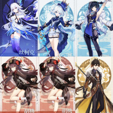 Asia|AR10|Skirk+Furina+Yelan+Hutao*1C+Zhongli|5 5-star characters|8-15 four-star characters|No birthday set, no email bound|Able to explore 100%|can log in normally immediately|Genshin Impact