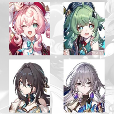 [Asia TL3-11] Hyacine + Huohuo + Ruan Mei + Bronya| 0-5 four-star characters |departure banner uncleared(50/50)|Fast shipping