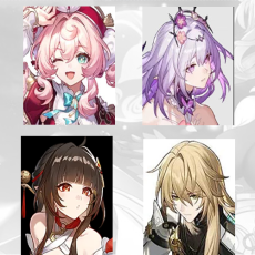 [Asia TL3-11] Hyacine + Castorice + Lingsha + Luocha| 0-5 four-star characters |departure banner uncleared(50/50)|Fast shipping