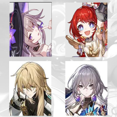 [Asia TL3-11] The Herta + Tribbie + Luocha + Bronya| 0-5 four-star characters |departure banner uncleared(50/50)|Fast shipping