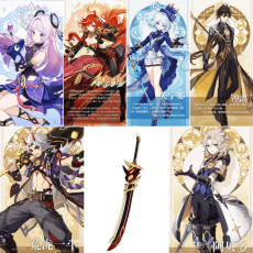 Asia|AR10|Mavuika+Citlali+Furina+Arataki Itto+Albedo+Zhongli+Redhorn Stonethresher|6 5-star characters|8-15 four-star characters|No birthday set, no email bound|Able to explore 100%|can log in normally immediately|Genshin Impact