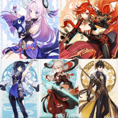 Asia|AR10|Mavuika+Citlali+Yelan+Kazuha+Zhongli|5 5-star characters|8-15 four-star characters|No birthday set, no email bound|Able to explore 100%|can log in normally immediately|Genshin Impact