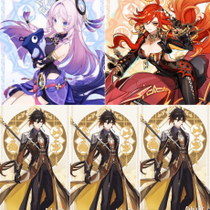 Asia|AR10|Mavuika+Citlali+Zhongli*2C|3 5-star characters|8-15 four-star characters|No birthday set, no email bound|Able to explore 100%|can log in normally immediately|Genshin Impact
