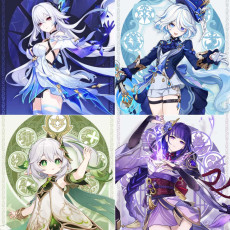 Asia|AR10|Skirk+Furina+Nahida+Raiden|5 5-star characters|8-15 four-star characters|No birthday set, no email bound|Able to explore 100%|can log in normally immediately|Genshin Impact
