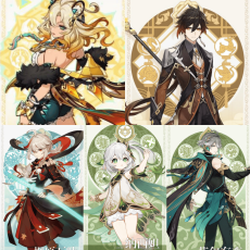Asia|AR10|Xilonen+Kazuha+Zhongli+Alhaitham+Nahida|5 5-star characters|8-15 four-star characters|No birthday set, no email bound|Able to explore 100% |Can log in normally|Genshin Impact