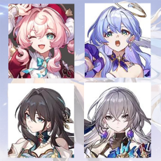 [Asia Female lv 4] Hyacine + Robin + Ruan Mei + Bronya |  0-5 four-star characters |