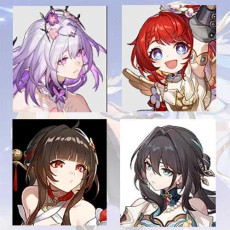 [Asia Female lv 4-10] Castorice + Tribbie + Lingsha + Ruan Mei | 0-5 four-star characters |