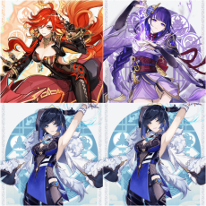 Asia|AR10|Mavuika+Yelan*1C+Raiden|3 5-star characters|8-15 four-star characters|No birthday set, no email bound|Able to explore 100%|can log in normally immediately|Genshin Impact