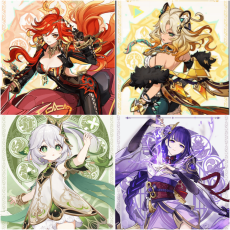 Asia|AR10|Mavuika+Xilonen+Nahida+Raiden|4 5-star characters|8-15 four-star characters|No birthday set, no email bound|Able to explore 100%|can log in normally immediately|Genshin Impact